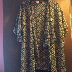 Lularoe RETIRED MONROE SIZE Large Black Fringe